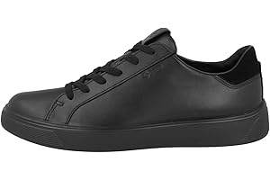 ECCO Street Tray M Black Luxe Suede - Adidasy Mężczyźni