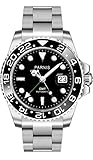 PARNIS Automatik-Armbanduhr 2034 BRAND GMT-Uhr für Herren...