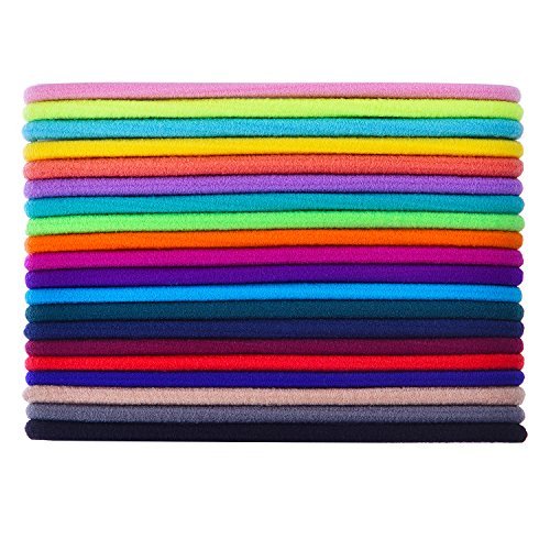 Buy Eboot 100 Pack Hair Elastics Hair Ties Ponytail Holders Hair
