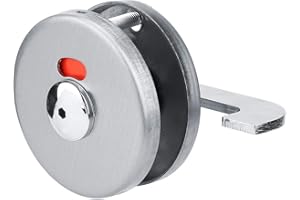 Jeffergarden 1 Set Privacidad Cerradura de cerrojo con cerradura de puerta indicadora para baño WC Aseo público