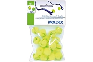 Moldex 683001 wymienne zatyczki do uszu Waveband & Jazz-Band-2 Banded Earplug, opakowanie 20 sztuk