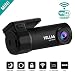 Produktbild VELLAA Dashcam Full HD 1080P Mini WiFi Dash Cam Autokamera Dashcamera Recorder mit 170° Weitwinkelobjektiv, WDR, Bewegungserkennung, Parkmonitor, Loop-Aufnahme, Nachtsicht und G-Sensor