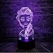 Produktbild LIUJINHAI 3D USB LED-Licht Prinzessin Queen Multicolor Änderung Stimmung visuelle Nachtlicht Schönheit Geschenk Requisiten