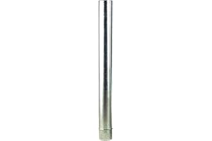 WOLFPACK LINEA PROFESIONAL Wolfpack Tubo Estufa Acero Galvanizado Ø 120 mm, Ideal Estufas de Leña, Chimenea, Alta resistencia, Conducto Humos