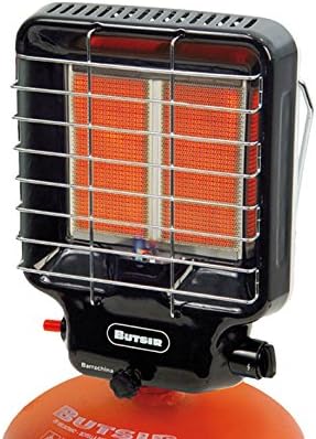 Stove Screen Butane Gas – Infrared Portable Heater for Cylinders butsir 2 and 3 kg – Two Modes of Operation – Warranty butsir