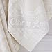 Clair de Lune Soft Cotton Bunny Cot/Cot Bed Baby Blanket - White