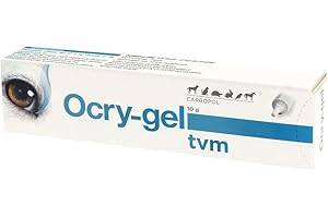 TVM Ocryl-Gel | 10 g | Cuidado Ocular para Perros, Gatos, Caballos y Animales exóticos | Ayuda a estabilizar la Capa acuosa de la película lagrimal | Ideal para Ojos Secos