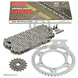 Kettenfarbe: Stahlfarben Kettensatz geeignet für Ducati SS 750 91-98 Kette RK 520 GXW 98 offen 15/37