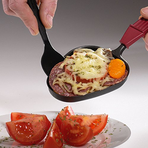 Westmark 4 Raclette-Schaber/Mini-Pfannenwender, Kunststoff, Länge: 16,6 cm, Gourmetta, Schwarz, 20652270 - 2