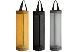SMELEYOU Porta sacchetti di plastica per sacchetti della spazzatura Dispenser per sacchetti di immondizia da appendere organizer per cucina domestica 3 pezzi strumenti da cucina domestica