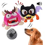 Ejercicicimiento: la bola automática acompañará a su perro como un amigo cuando no esté disponible, ya que es una copia de la voz de un cachorro que puede ayudar a su perro a ejercitar más y disfrutar mucho.