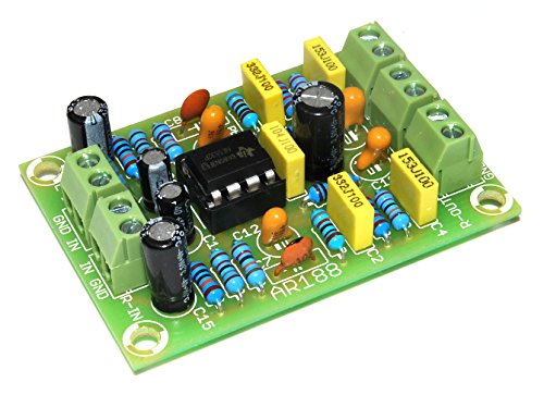 ArliKits ar188 m RIAA Stereo Preamplificador para Tocadiscos Módulo RIAA de Pre - Atenuador de Amplifier Verde