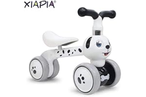 XIAPIA Vélo Bébé Draisienne Enfants sans Pédales Trotteur 10-36 Mois Jouet Fille Garçon 1 an Baby Walker Jouet d'Equitation Educatif Jeux Exterieur Enfants 1 2 3 Ans Premier Cadeau Anniversaire Noel