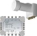 Produktbild Axing SPU 58-97 Sat Multischalter-Set mit Quattro LNB, 8 Teilnehmer Metall