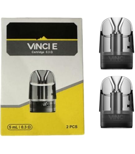 VINCI Q, Original VOO-POO VINCI Q Pod Kit 15W 900mAh Batterie 2ml Top Fill  Cartouche 1.2ohm MTL Coil Vaporizer Cigarette lectronique - Sans nicotine  : Amazon.fr: High-Tech