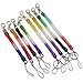 Produktbild Bunte Mehrzweck PU Frühling Schlüsselanhänger Haken Flexible Spiral Tether Lanyard Stretchy Kabel für USB-Stick Man & Women schenken Dir Leichte Elektronische Geräte Babyspielzeug Rag Dolls 8-Pack