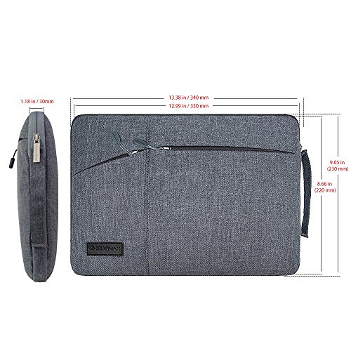 Yarrashop 11 Zoll Filz Sleeve Hülle Grau Ultrabook Laptop Tasche Retina Sleeve für 11/ 11,6 Zoll Tasche Macbook Air/ Pro Retina iPad Pro ) - 6