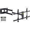 Support TV Mural Extra Long FORGING - Bras Extensible 77 Cm, Pivotant & Inclinable, Idéal Pour Angle Ou Mur Plat - TV 37" à 70", VESA 600x400, Charge Max 45 Kg