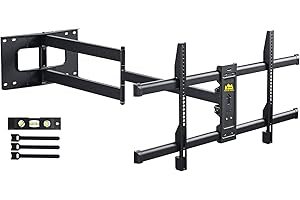 FORGING MOUNT Long Reach TV Wall Bracket Mount Swivel Tilt Full Motion TV Bracket with 109CM Articulating Arm Tv Wall Mount,Fits 42-86 Inch Flat/Curve Tvs, Holds up to 50kg, VESA 800x400mm
