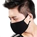 Produktbild 3 Set Unisex Mundschutz Baumwolle Staubschutz mit Aktivkohle Anti-Staub Gesichtsmaske Wiederverwendbar Anti-Beschlag Atmenschutz für Radfahren Schwarz