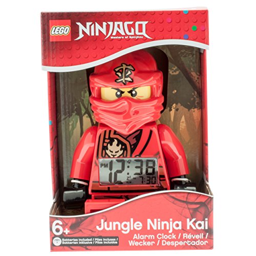 LEGO Unisex Wecker Digital Red 9009600 - 5