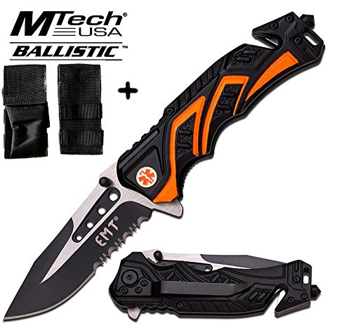 Klappmesser TAC Force Backup Feuerwehrmann US Dringlichkeit Tasche Paramedic-Side Intervention