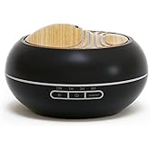 SALKING Diffuseur d'Huile Essentielle, 400ML Ultrasonique Diffuseur Electrique,7 Couleurs LED Humidificateur d'air, Silencieu