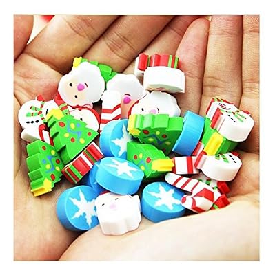 Primi Mini Noël crayon en caoutchouc gomme Père Noël Kid Cadeau de fête