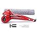 Professional Salon Automatic Curling Tong Hair Curler Hair Curls with Spray Function - 100~240v, Travel Around the World (Red)