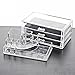 Imurz Clear Acrylic Makeup Box Transparent Organiser Cosmetic Display 3 Storage Case Make Up Nail Polish Varnish Display Stand
