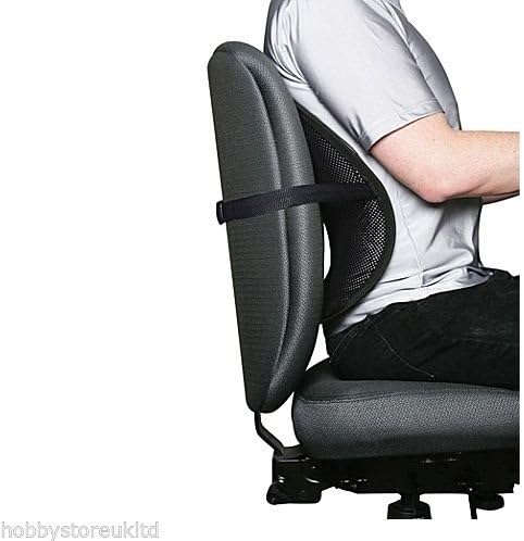 Mesh Back Support Lumbar Lower Back Cushion Pain Relief Car Seat Office Seat New