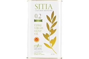 Physis of Crete 0.2 PDO Sitia Oliwa Extra Virgin z Krety Naturalna | Chroniona nazwa pochodzenia | PDO Sitia | Grecka oliwa z oliwek | Zimnotłoczona | Niska kwasowość | Do sałatek i gotowania | 1L