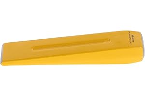 OCHSENKOPF Stahl-Spaltkeil, Geschmiedeter Sicherheitskeil, Zum Fällen und Spalten, KWF-Profi Qualität, Hubhöhe 40 mm, silber