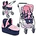 Produktbild Puppenwagen Emotion 2in1 Princess (Navy-Rosa)