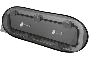 MOSQUITO NET / BUG SCREEN for boats by Waterline Design. For a bug free environment on both sailboats and motorboats. Fits all brands of large portlights (hublot non inclus) (#1435).