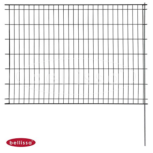 Teichschutzzaun Ambiente ohne Schnörkel anthrazit L 116 H 80 cm 92856 - 2