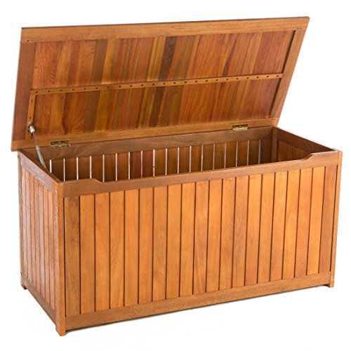 Ultranatura Auflagenbox mit Gasdruckdämpfer, Canberra Serie – Edles & Hochwertiges Eukalyptusholz FSC zertifiziert – 125 x 55 x 61 cm - 2