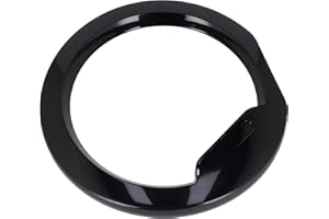 sparefixd Türrahmen vorne außen schwarz passend für Hoover Waschmaschine