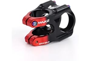 FOMTOR Bike Stem 31.8x35mm Short MTB Stem 0 Degree Handlebar Riser Ultra-Light CNC Aluminum Alloy Handlebars Clamp for Mountain Bike, Road Bikes, MTB Downhill BMX with Tool and Bolts