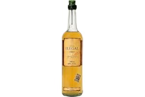 Ilegal Anejo Mezcal, Double-Distilled Spirit Made With 100% Espadin Agave and Aged in American Oak Barrels, 40% ABV, 70cl / 700ml