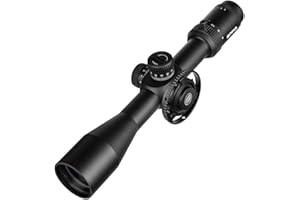 SPINA OPTICS 4-16X44 Rifle Scope Primo Piano Focale Caccia 4-16 Riflescopi con 20mm Anelli Scope, Leva di Lancio, Copertura Lente