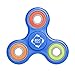 Produktbild EDC Fidgeter Premium Fidget Spinner Hand Toy. Prime Quality Hybrid Ceramic Si3N4 Bearings. Finger Toy Great for Anxiety, Stress, ADHD, Boredom, Autism. (Rainbow, Blue)