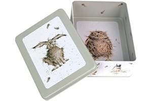 Wrendale Designs - prostokątna puszka "zielona"