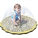 Produktbild Sprinkle und Splash Play Matte Wasser Spielzeug für Kinder Hund Katze Haustiere Summer Outdoor Familie Aktivitäten aufblasbar Spray Schwimmen Party Beach Sprinkler Pad PVC Pool Rasen Kissen 170,2 cm Ø 170 cm