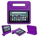 Produktbild Dadanism Hülle für Neue Fire7-Tablet(9.Generation - 2019 Release), Kindgerechte Hülle mit Griff Standfunktion Anti-Stoß Eva Hülle für Kinder Ersatz für All-New Amazon Fire 7 2019 - Violett