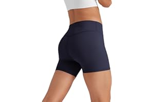 Glacspyg Cycling Shorts Women Activewear Gym Shorts High Waist Yoga Shorts Workout Running Sports