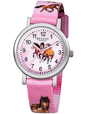 Kinderuhr Pferd rosa 12400223