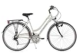 fahrrad trekking 28 zoll Radgröße Zoll:28 KS Cycling Damen Fahrrad Trekkingrad Vegas RH Flachlenker Weiß, 28
