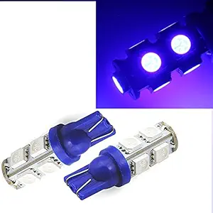 AOW Attractive Offer World 9 SMD (Blue) LED Parking Bulb Pilot Light/License Plate car Lights For Maruti Suzuki Ciaz (Pair/12V)