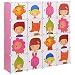 Produktbild [neu.haus] Kinder Regalsystem DIY mit 16 Fächern [145x145cm] Kunststoff Steckregal